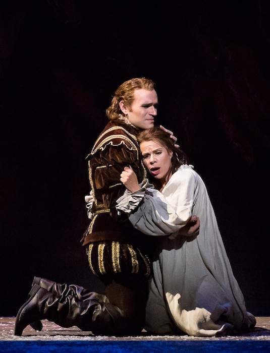 Michael Fabiano and Ana Maria Martinez in Gounod's "Faust" at Houston Grand Opera. Photo: Lynn Lane